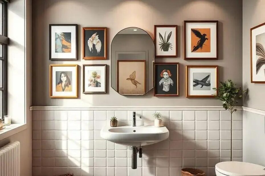 Quadros no Lavabo: Dicas Criativas para Decorar com Estilo