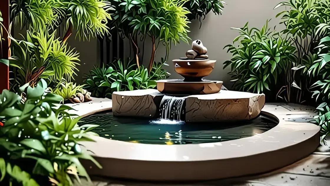 A importância da água em um espaço zen