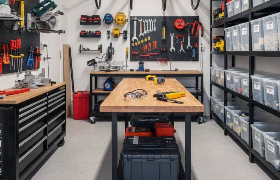 Como organizar ferramentas grandes: Dicas para otimizar espaços